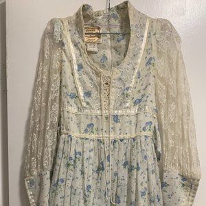 Authentic Vintage Gunne Sax Dress - Hemmed